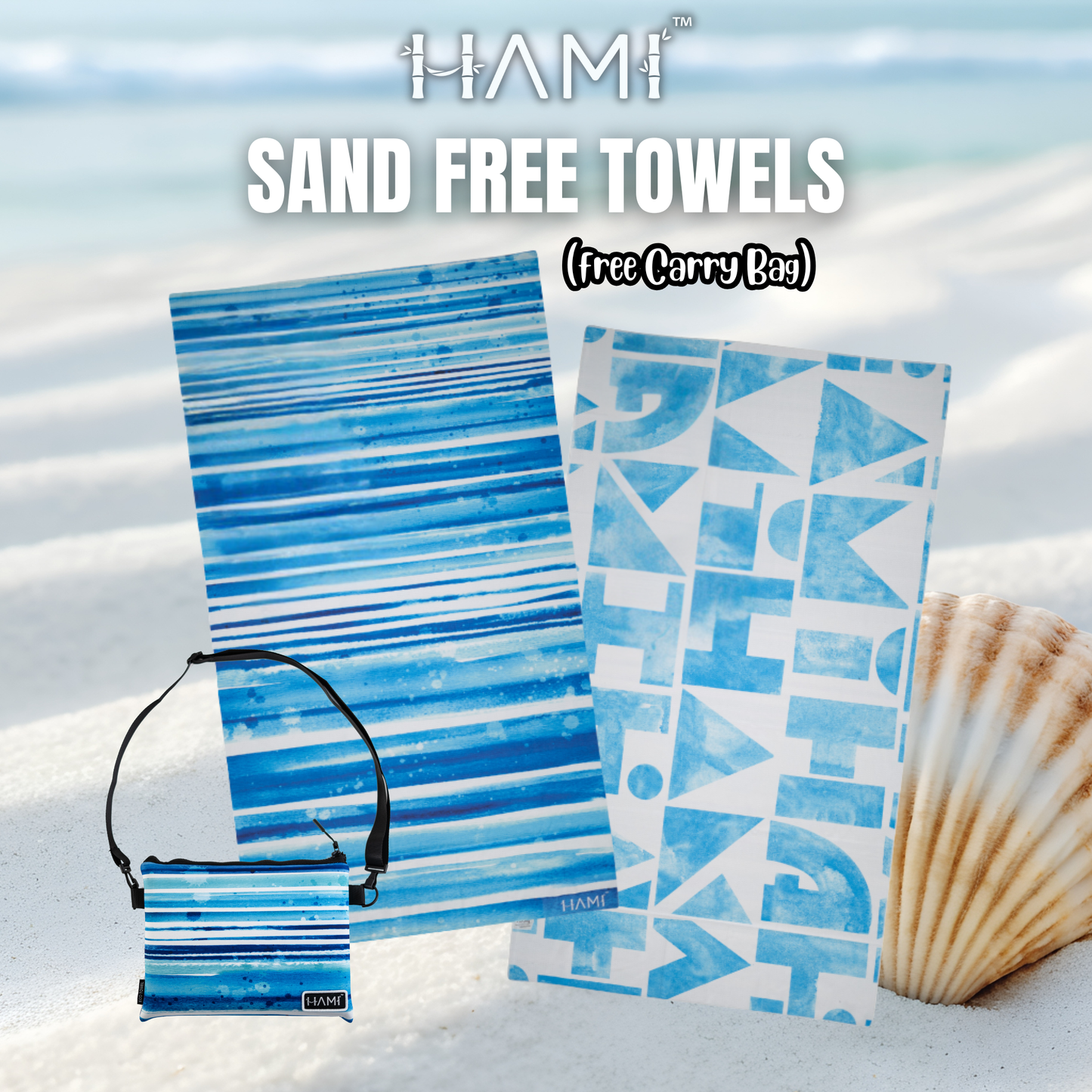 Dip & Daze Bundle (2 Towels) + FREE Picnic/Beach Blanket 🎁