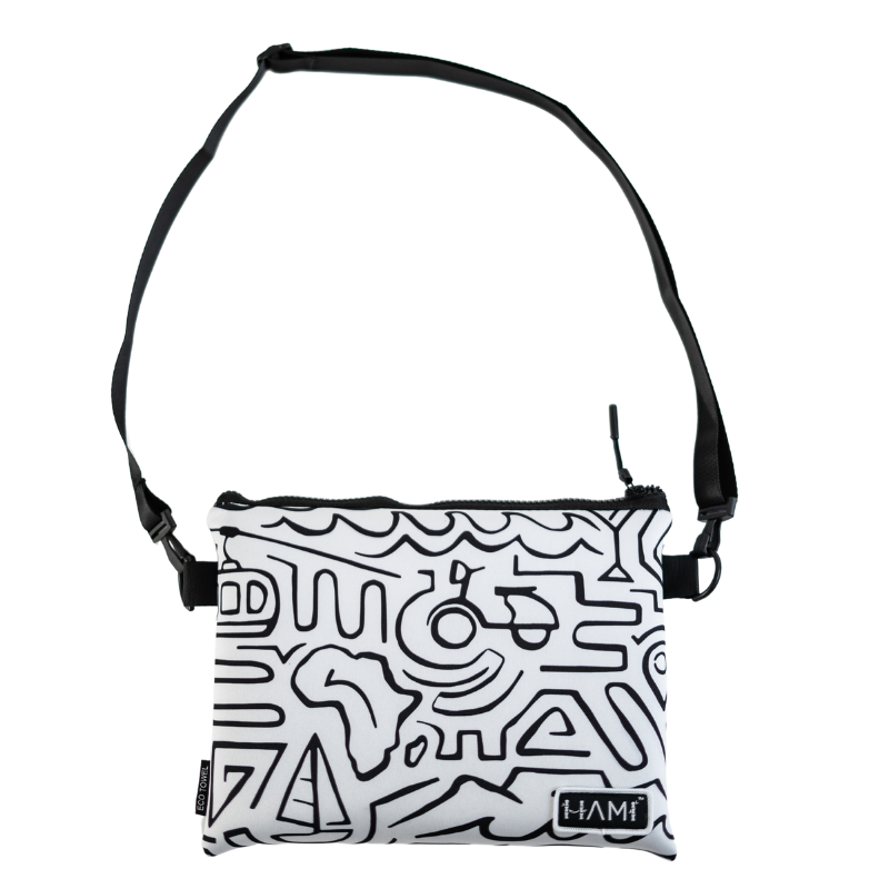 HAMI Urban Doodle Eco Sand Free Towel & Bag