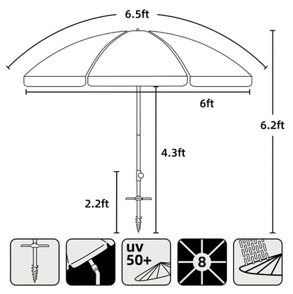 HAMI EcoShade Umbrella (blue)