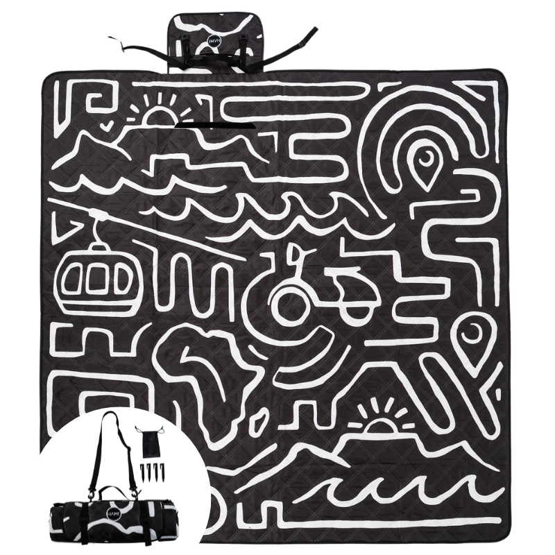 HAMI Urban Doodle Picnic/Beach Blanket