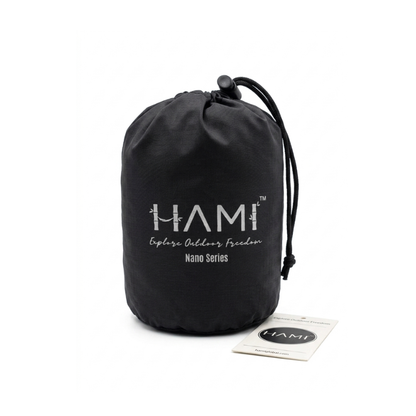 HAMI NANO Hammock - Ultralight Recycled Single Hammock with straps