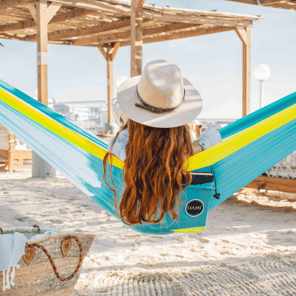 HAMI Ocean - Recycled Hammock with straps